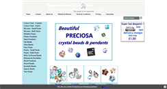 Desktop Screenshot of bejewelled-crystals.co.uk